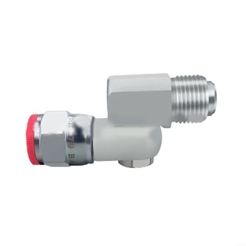 Válvula de pulverización sin aire 287030 con junta giratoria y función antisaliva para pulverizadores sin aire de alta presión, 700-3600 PSI, adecuada para rosca de 7/8 pulgadas, con varilla de