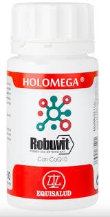 Robuvit con CoQ10 50 Cap. – Pack de 2, Formato Ahorro de Extracto de Madera de Roble Francés y Coenzima Q10 para el Rendimiento Mitocondrial, la Vitalidad y la Protección Celular