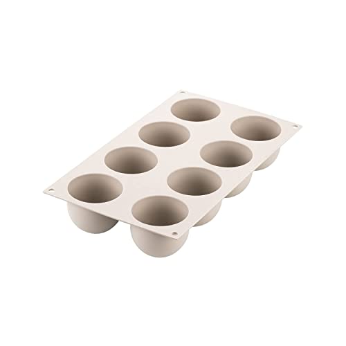 Silikomart | Silikonform für Monoportionen PUFF, Antihaft, 8 Hohlräume, Ø 62 h 52 mm Volumen 8 x 125 ml Tot. 1000 ml – Ansicht 6