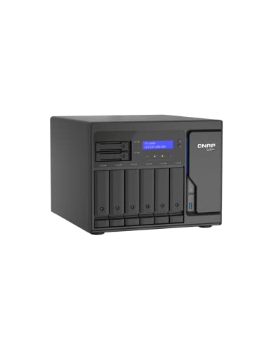 Image of QNAP TS-h886 8 Bay Enterprise NAS with Intel Xeon D-1622 CPU and Four 2.5GbE Ports