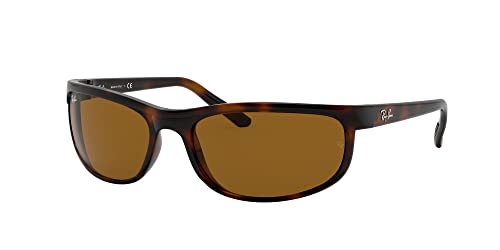 Ray-Ban RB2027 Sunglasses Bundle: RB 2027 PREDATOR 2 650833 Predator 2 Dark Havana B-15 Br and Universal Anti-slip Silicone Leash