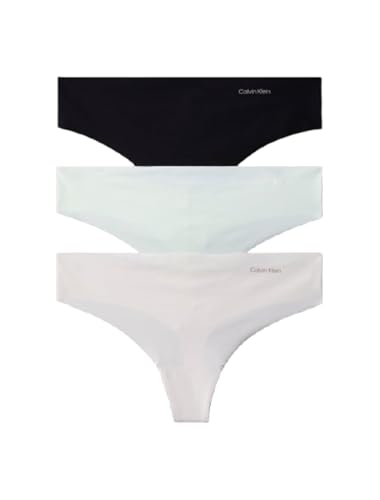Calvin Klein Invisibles Seamless Thong Panties, 3 Pack