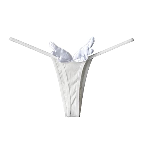 Slithice Women Sexy G-String Panties Pack 2 Pcs Angel And Demon (2P-Angel&Demon, M) #TOP1