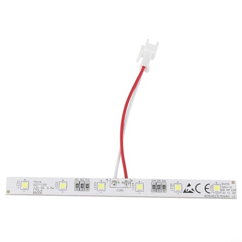 Dolvitrny Kühlschrank-LED-Lichtleiste, W27-105 Ersatzleuchte, Metallkonstruktion, langlebige energieeffiziente Beleuchtung, garantiert exakte Passform für
