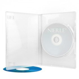 nierle Exclusive Custodia per 14 mm Machine-Pack-Quality Transparente Super Clear 50 Pezzi dvd