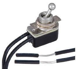 B&P Lamp® On-Off Nickel Toggle Switch