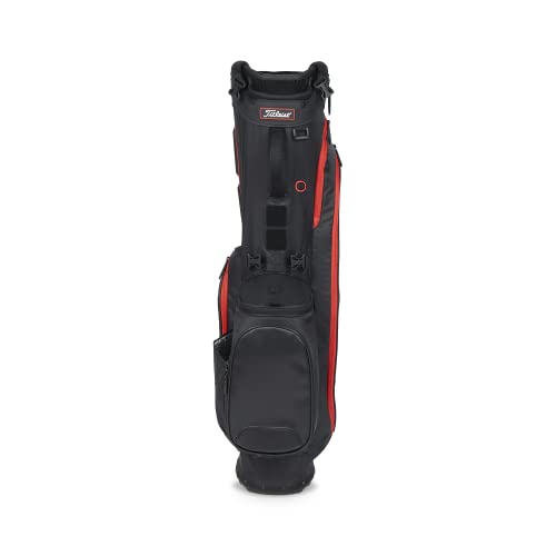 Players 4 2023 Stand Bag, Black/Red - Titleist Golf