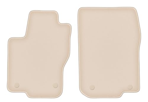 Tapis de Sol Avant Velours Mercedes GLE W292 SUV 2015-2019 Accessoire Auto Beige