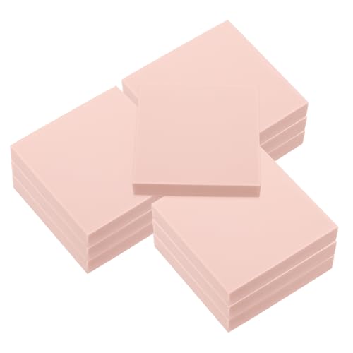 ARTIBETTER 10pcs Pink Rubber Carving Blocks Carving Material Eraser Making Rubber Blocks Rubber Bricks
