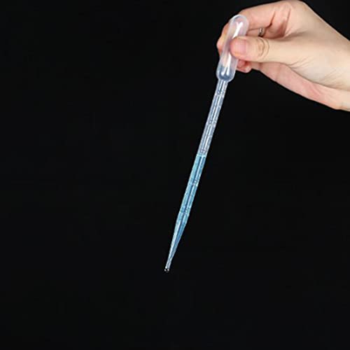 Image of Othmro 300Pcs 0.5ml Disposable Plastic Transfer Pipettes,Calibrated Dropper Clear Pipettes Liquid Dropper Suitable for Ear Eye Essential Oils Makeup, Science Laboratory, DIY Art 115mm Length