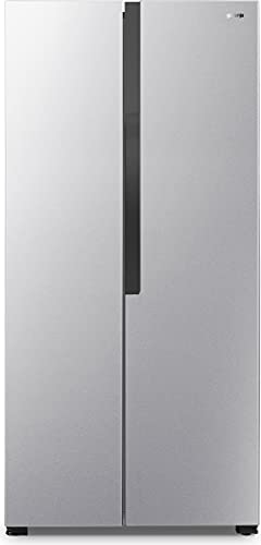 Gorenje NRS 8182 KX - Frigorífico con congelador Side by Side, NoFrostPlus, compresor inversor, FastFreeze, HolidayMode, 177,7 cm, congelador de 175 L, refrigerador de 266 L, 289 kWh, aspecto de acero