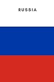 Russia: Country Flag A5 Notebook to write in with 120 pages