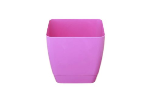 Whitefurze G0616SQ 16cm Square Indoor Pot Cover - Lilac