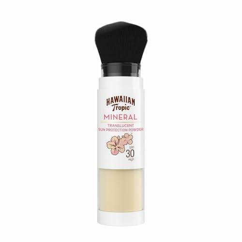 Image of Hawaiian Tropic Mineral Protection Sunscreen Powder Brush - SPF 30