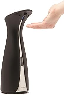 Umbra Otto250ml(8.5Oz)Automatic Soap Dispenser with Motion Sensor,Touchless Soap Dispenser with Infrared Sensor for Liquid Soap,Black/Anthracite,4AAA Batteries (required)