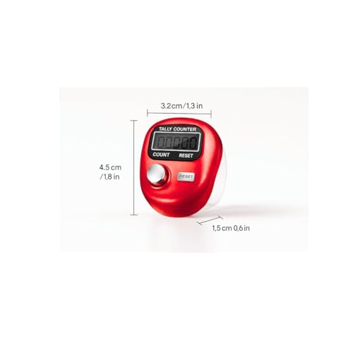 Image of EDNITA Tally Counter for Chanting Mantra | Counter mala jaap | naam jap Counter | jaap Counter | Random Color | japa Counter (Pack of-5)
