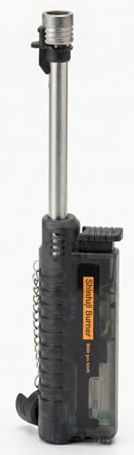 新富士バーナー(Shinfuji Burner) スライドガストーチ スケルトンブラック RZ-520C2SB 【小型強力耐風バーナー 】【線香/ロープ切断/ハンダ付など】【ガス充てん式】