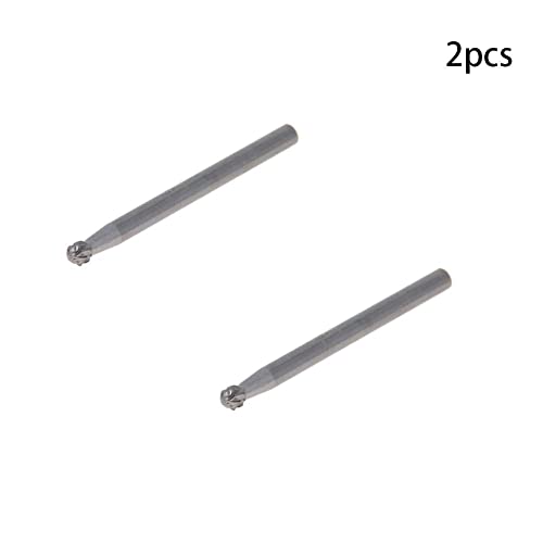 Fresas rotativas Auniwaig 3mm diámetro doble cortado 2 piezas miniatura 3