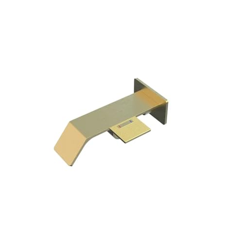 Robinet de salle de bain intégré anti-éclaboussure cascade gris verre chaud froid