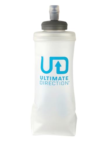 Ultimate Direction Body Bottle 500mL Collapsible Soft Flask Water Bottle for Hydration Vests, Running Packs or Handheld with High Flow Valve, BPA-Free, Trail & Race Ready