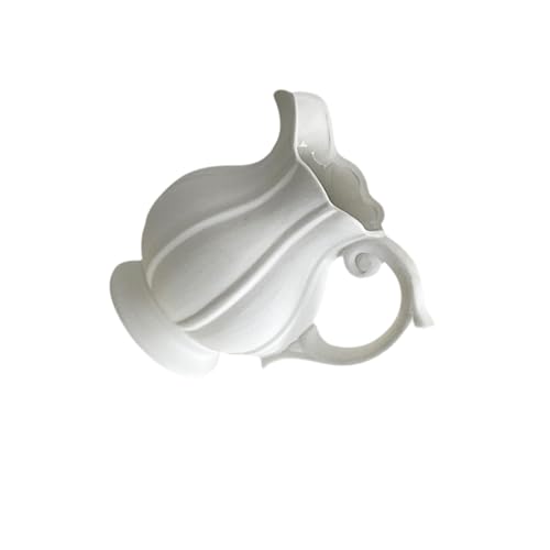 Jarrón blanco floral decorativo para solucionar rincones vacíos en estanterías de interior 5