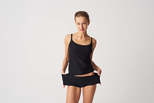 Chantelle Womens Soft Stretch One Size Boyshort Boy Short Panties, Black, One Size Us #TOP5