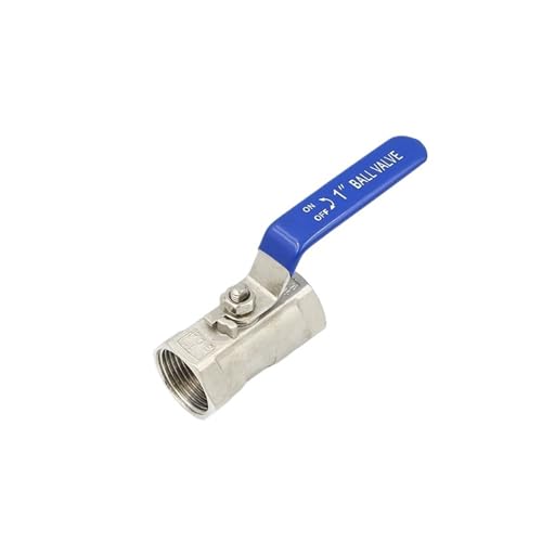 Vanne à bille filetée en acier inoxydable 304 finition premium