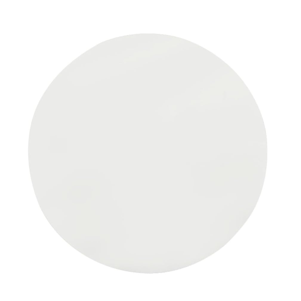 Biała, płaska, okrągła tarcza z tworzywa sztucznego, okrągła płyta z tworzywa sztucznego ABS, biała, 500 mm, grubość 1-5 mm, dla majsterkowiczów, modelarstwa (Thickness 3 mm)