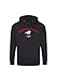 American College USA, Sweat Shirt, Pullover, Herren, Damen, Westen, Hoodies, Fleece, Thermo, Mit Kapuze, Unisex, Manner, Frauen Kleidung, Modell ACSZW3 Black L