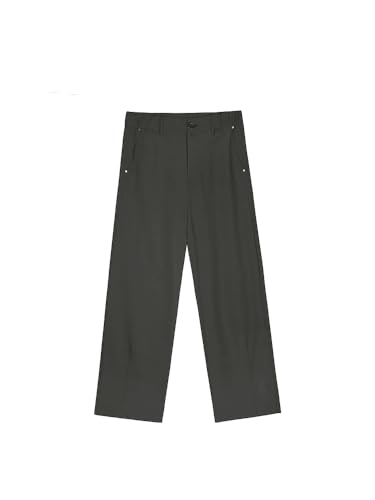 Men's Pants Summer Lightweight Breathable American Chiffon Casual Commute Trouser3