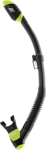 Cressi Snorkel seco de buceo para adultos tubo estanco con diseño italiano y válvula Supernova Dry