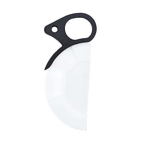 STOBOK 79mm Photography Kaleidoscope Lens Creative Camera Effect Filter Semicircular Prism for Photo Creativity