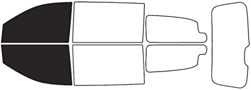 Rvinyl Window Tint Kit Compatible with Dodge Grand Caravan 2008-2020 - Front Precut Kit - 20% Front Front - 20%