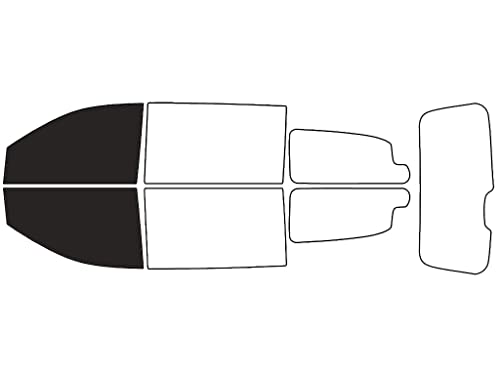 Rvinyl Window Tint Kit Compatible with Dodge Grand Caravan 2008-2020 - Front Precut Kit - 20%