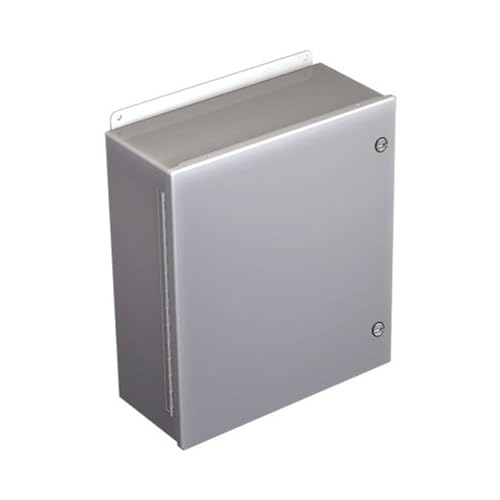 Hoffman A1008CHFL Steel J-Box, NEMA 4 with Quarter Turn Latch, 10