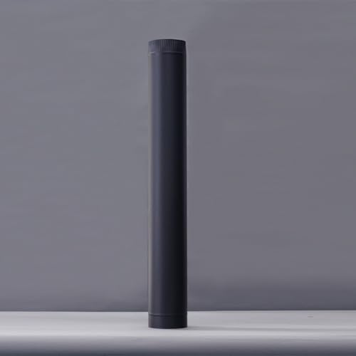 Conduit de cheminée résistant à la chaleur pour poêle et insert noir 50cm - 5