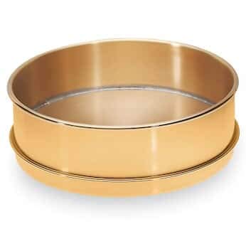 Cole-Parmer Receiving Pan with Fitted Rim for Nesting 12 (in) Brass Sieves, Full Height