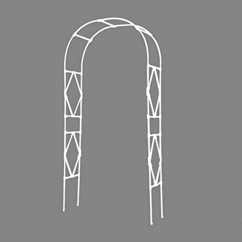 Arche De Jardin En Métal, Tonnelle De Jardin Pour Plantes Grimpantes, Roses, Vignes, Pergola Haute En Métal, Tonnelle Pour Extérieur, Tonnelle De Jardin Pour Diverses Plantes Grimpantes, ( Color : Whi