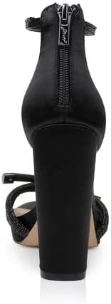 Jewel Badgley Mischka Lexie Knotted Platform Block Heel - Image 8