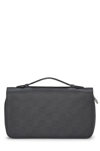 Pre-Loved Black Damier Infini Zippy XL, Black3