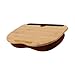 IEUDNS Lap Table with Cushion Ergonomic Tray Versatile Wear Resistant Ideal Gift Portable for Crafting Bed Office Laptops, with Groove, 38cmx28cm