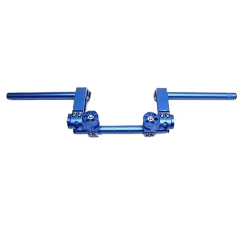 Guidon 22mm CNC bleu en aluminium usiné de haute précision pour Dirt et Pitbike