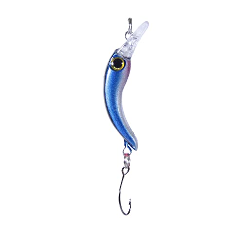 Foto von SEEJÄGER® Forellenwobbler Set 5 Stück 3,9 cm|1,5 g Angelköder zum Forellen Angeln Spoon Wobbler für Forelle, Saibling und Barsch Wobbler | Blinker | Spoon | Crankbait