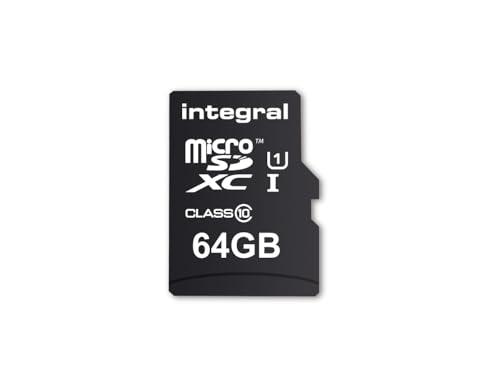 Integral Smartphone and Tablet - Memory Card 64 GB microSDHC/XC 90MB/s Class 10 UHS-I U1