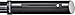 Sheaffer Black Calligraphy Pen with Medium Nib and Black Trim