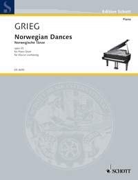 Dances Norvégiennes: op. 35. piano (4 hands).      Sheet music – January 1, 2000