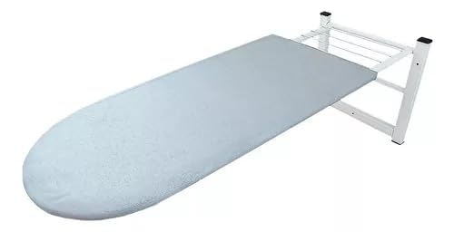 Jaddi Móveis Tábua de Passar Roupa Articulada 34 cm x 89 cm Branca Aço