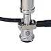 PERA Keg Beer tap Pump 4 inch Draft Beer Picnic Party Pump Chrome-Plated D System Keg Beer Pump with Black Picnic Tap and Beer hose for Homebrew