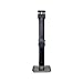 Trailer Valet JX5 Side Mount Trailer Jack – 5,000 LB Capacity with Drill-Powered Crank, Pipe Mount Bracket, Drop Leg, Footplate, and Wrinkle Black Powder Coating