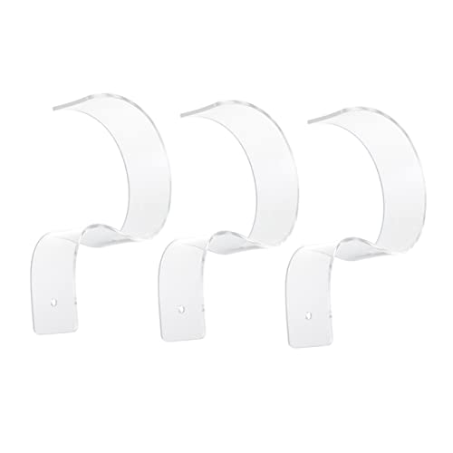 MAGICLULU 3pcs Acrylic Waist Belt Display Stands Belt Storage Racks for Organized Home and Retail Use Stylish and Space Saving Design